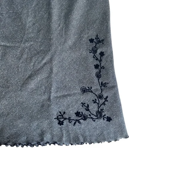 Vintage AGB Byer California Skirt With Embroidery, Size 14, Lined, NWT - Picture 3 of 9